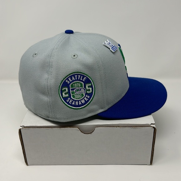 Crown Minded Seattle Seahawks ‘Retro Modern Crossover’ Fitted Hat Size 7 3/8 - Picture 3 of 8
